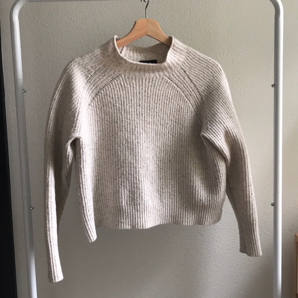 J. Crew cropped wool sweater